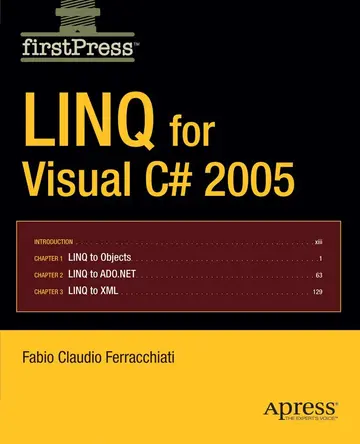 Cover of Linq for Visual C# 2005