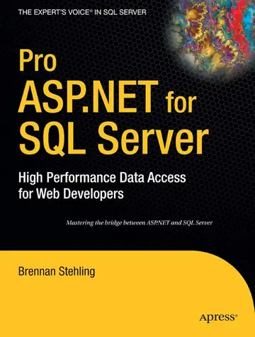 Cover of Pro Asp.net for Sql Server