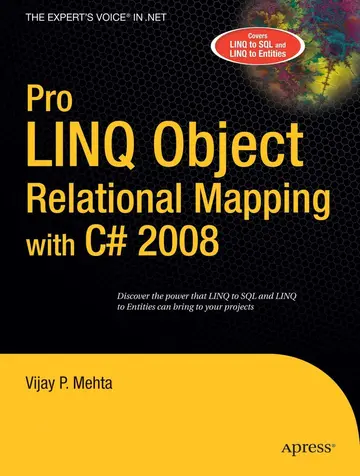 Cover of Pro Linq Object Relational Mapping in C# 2008