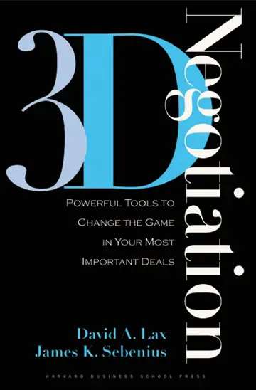 Cover of 3-d Negotiation