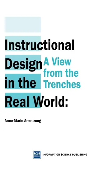 Cover of Instructional Design in the Real World
