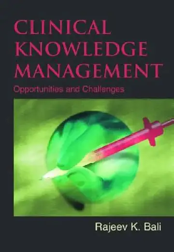 Cover of Clinical Knowledge Management