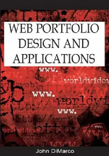 Cover of Web Portfolio Design and Applications