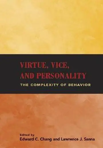 Cover of Virtue, Vice, and Personality