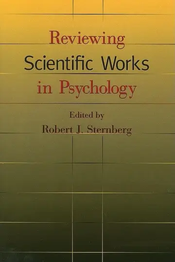 Cover of Reviewing Scientific Works in Psychology