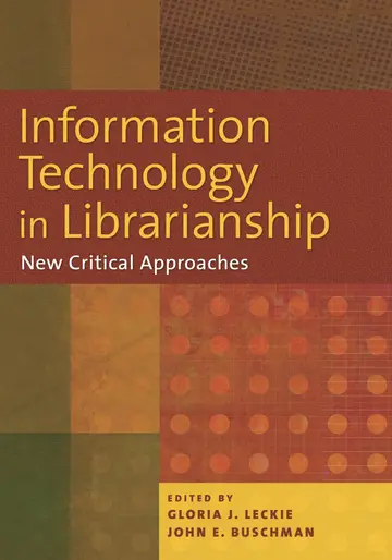 Cover of Information Technology in Librarianship