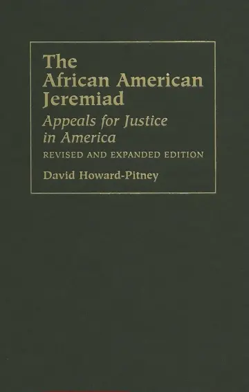 Cover of African American Jeremiad Rev