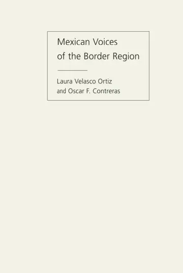 Cover of Mexican Voices of the Border Region