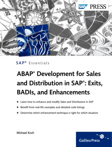 Cover of ABAP Development for Sales and Distribution in SAP