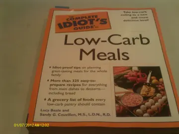 Cover of The Complete Idiot's Guide to Low-Carb Meals