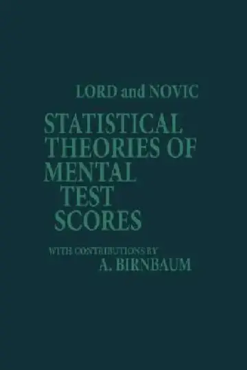 Cover of Statistical Theories of Mental Test Scores