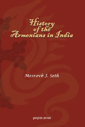 Cover of History of the Armenians in India