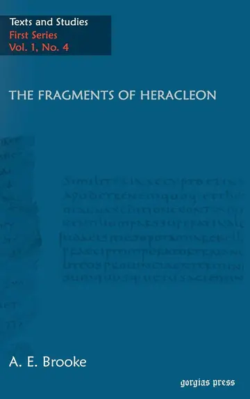Cover of The Fragments of Heracleon