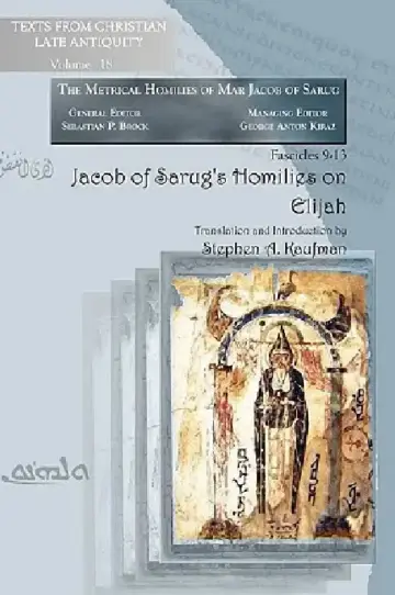 Cover of Jacob of Sarug's Homilies on Elijah