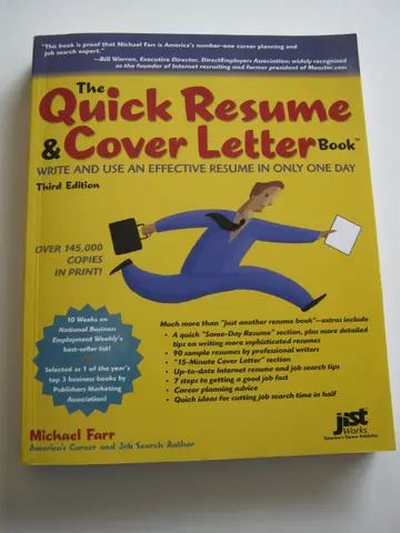 Cover of The Quick Resume & Cover Letter Book
