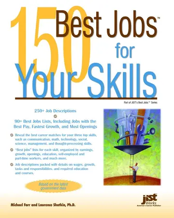 Cover of 150 Best Jobs for Your Skills