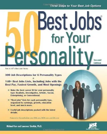 Cover of 50 Best Jobs for Your Personality