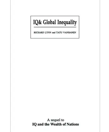 Cover of IQ and Global Inequality
