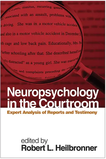 Cover of Neuropsychology in the Courtroom