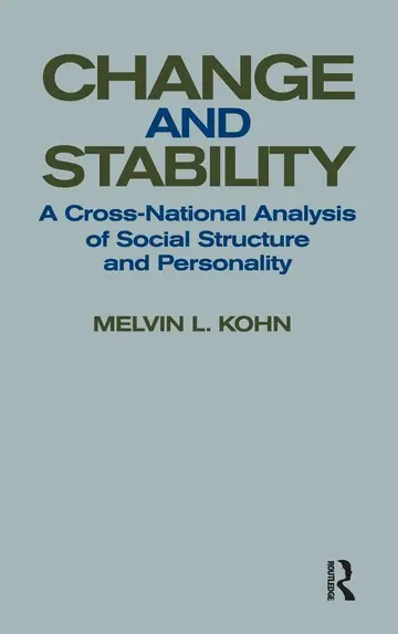 Cover of Change and Stability