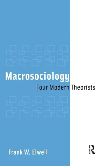 Cover of Macrosociology