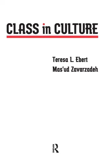 Cover of Class in Culture