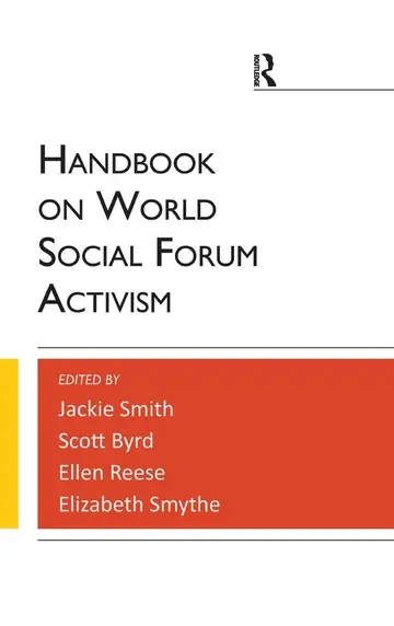 Cover of Handbook on World Social Forum Activism