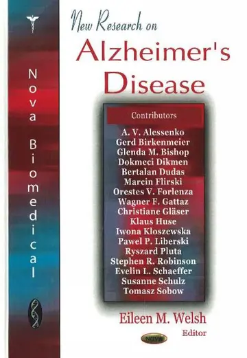 Cover of New Research on Alzheimer's Disease