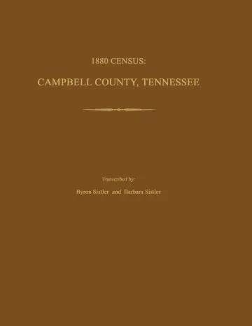 Cover of 1880 Census