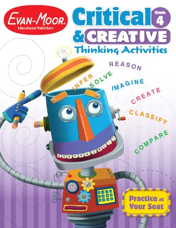 Cover of Critical & Creative Thinking Activities, Grade 4