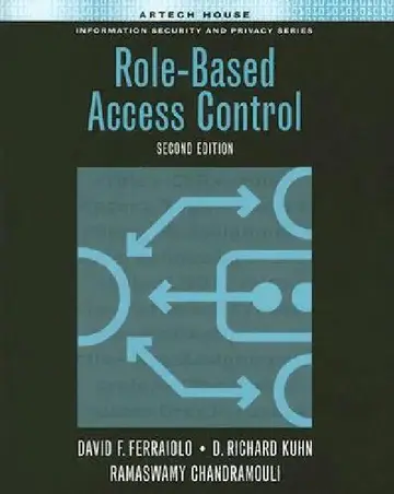 Cover of Role-Based Access Control, Second Editi