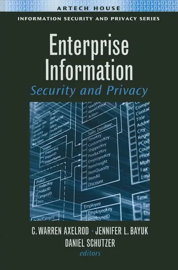 Cover of Enterprise Information Security and Privacy