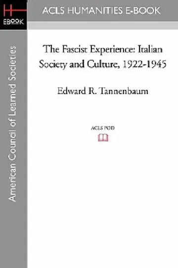 Cover of The Fascist Experience
