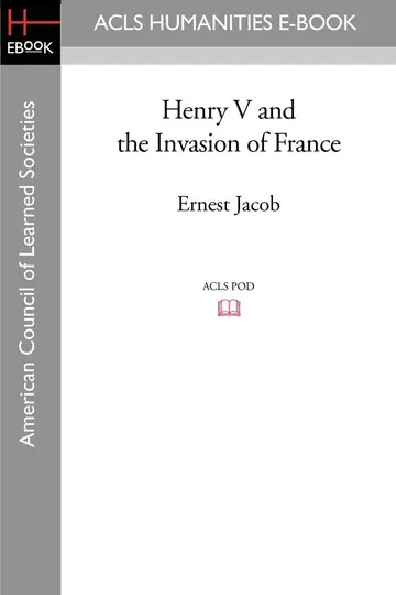 Cover of Henry V and the Invasion of France