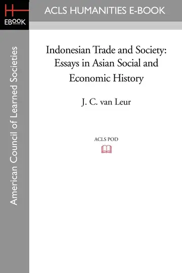 Cover of Indonesian Trade and Society