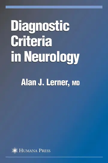 Cover of Diagnostic Criteria in Neurology