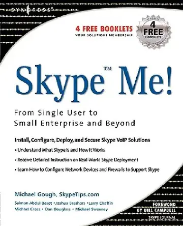 Cover of Skype Me! from Single User to Small Enterprise and Beyond