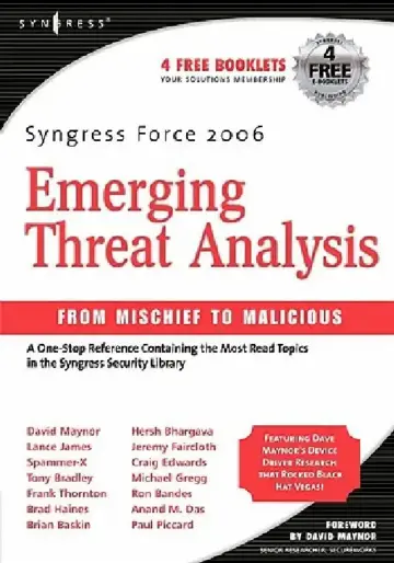 Cover of Syngress Force Emerging Threat Analysis