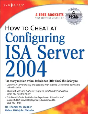 Cover of How to Cheat at Configuring ISA Server 2004