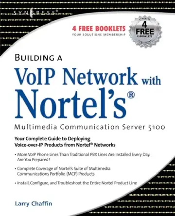 Cover of Building a VoIP Network with Nortel's Multimedia Communication Server 5100