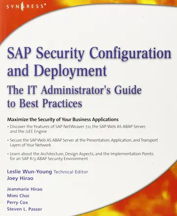 Cover of SAP Security Configuration and Deployment
