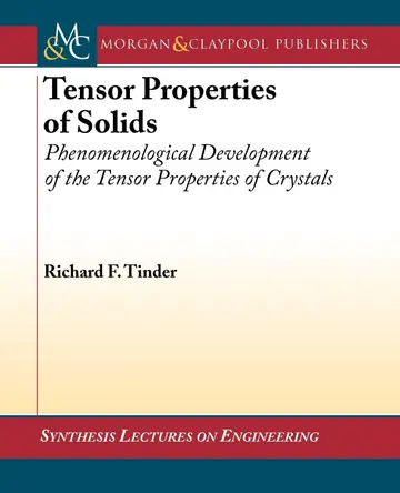 Cover of Tensor Properties of Solids, Part One