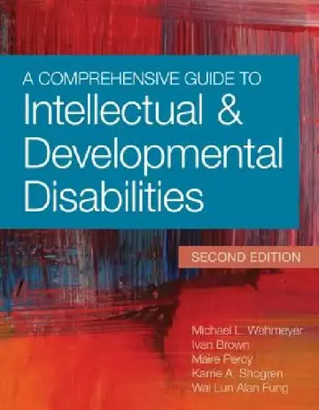 Cover of A Comprehensive Guide to Intellectual and Developmental Disabilities