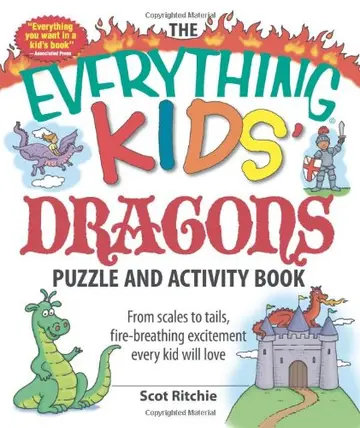 Cover of The Everything Kids' Dragons Puzzle and Activity Book