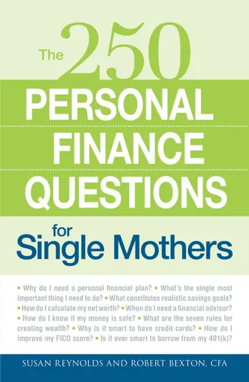Cover of 250 Personal Finance Questions for Single Mothers