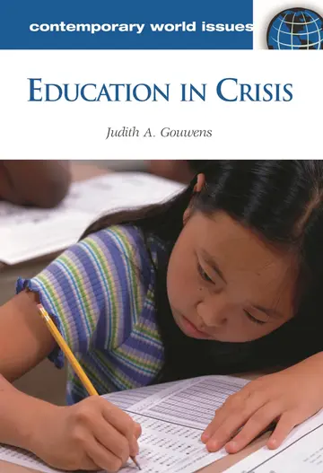Cover of Education in Crisis a Reference Handbook (hb 2009)