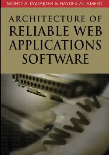 Cover of Architecture of Reliable Web Applications Software