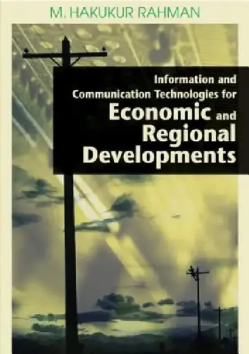 Cover of Information and Communication Technologies for Economic and Regional Developments