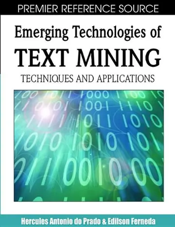 Cover of Emerging Technologies of Text Mining