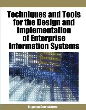 Cover of Techniques and Tools for the Design and Implementation of Enterprise Information Systems
